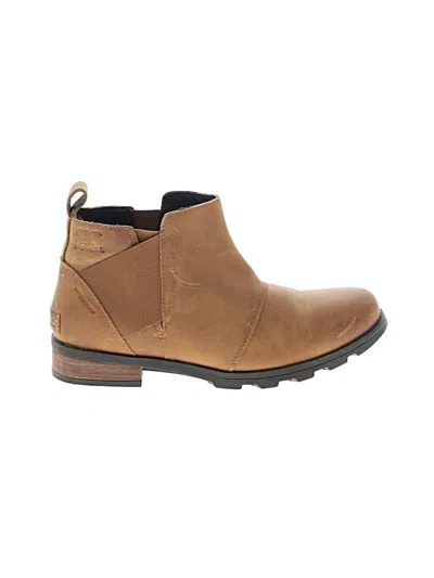 Pre-owned Sorel Ankle Boots In Brown