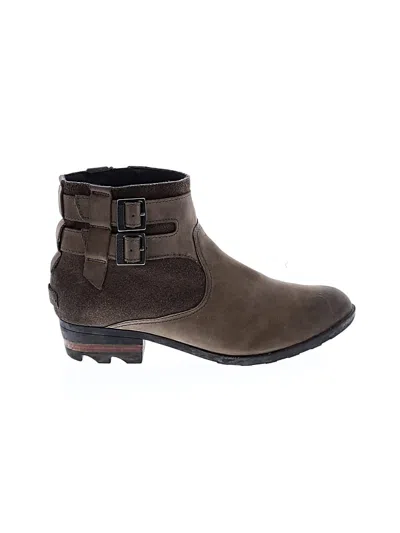 Pre-owned Sorel Ankle Boots In Brown