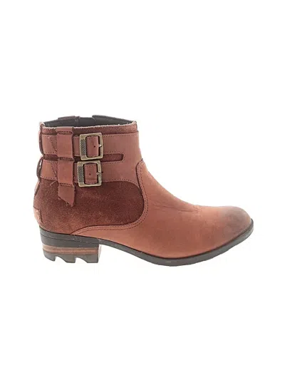 Pre-owned Sorel Ankle Boots In Brown
