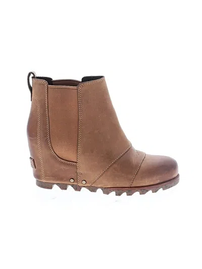 Pre-owned Sorel Ankle Boots In Brown