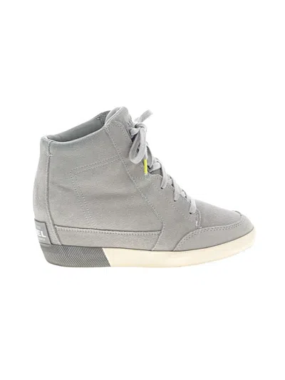 Pre-owned Sorel Ankle Boots In Gray