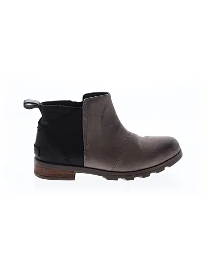 Pre-owned Sorel Ankle Boots In Gray