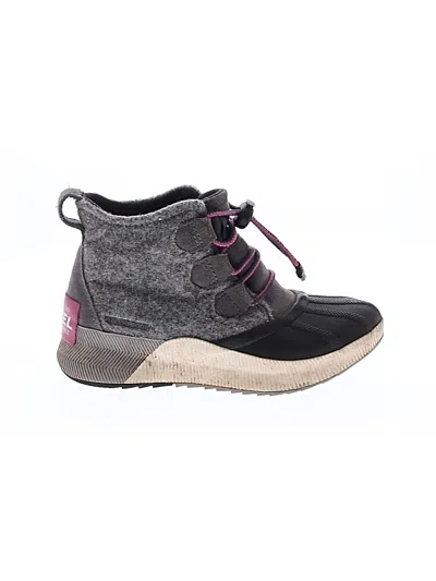 Pre-owned Sorel Kids' Ankle Boots In Gray