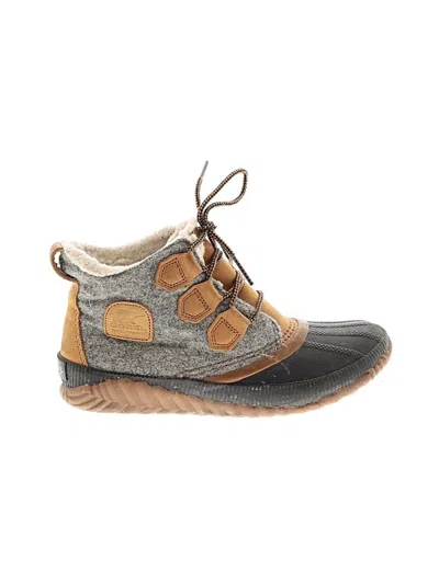 Pre-owned Sorel Ankle Boots In Gray
