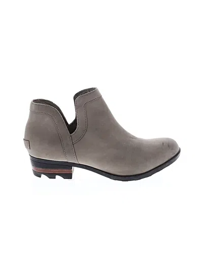 Pre-owned Sorel Ankle Boots In Gray