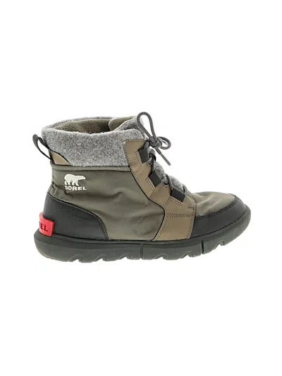 Pre-owned Sorel Ankle Boots In Gray