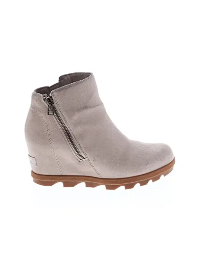Pre-owned Sorel Ankle Boots In Gray