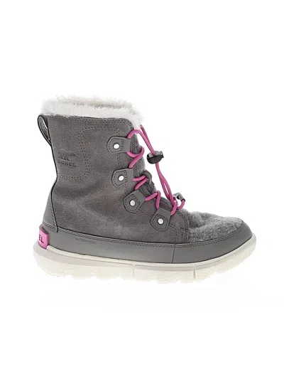 Pre-owned Sorel Ankle Boots In Gray