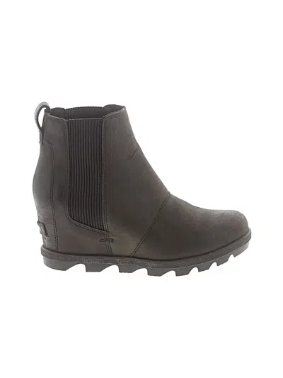 Pre-owned Sorel Ankle Boots In Gray