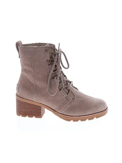 Pre-owned Sorel Ankle Boots In Gray