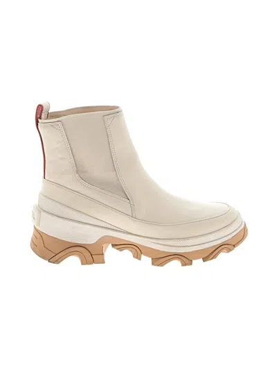 Pre-owned Sorel Ankle Boots In Ivory