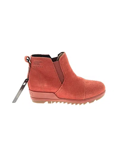 Sorel Ankle Boots In Orange
