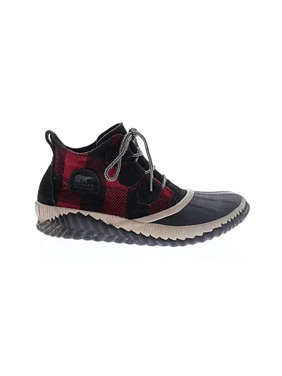 Pre-owned Sorel Ankle Boots In Red