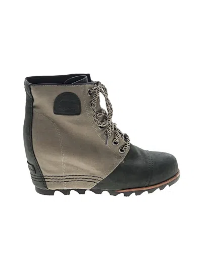 Pre-owned Sorel Ankle Boots In Tan