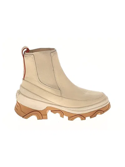 Pre-owned Sorel Ankle Boots In White