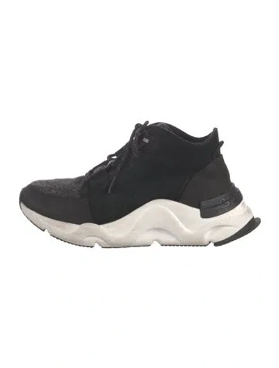 Pre-owned Sorel Athletic Sneakers In Black/white
