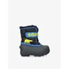Sorel Kids' Snow Commander Insulated Waterproof Boot In Black