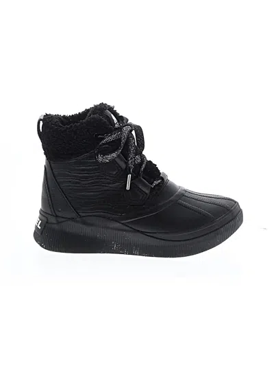 Pre-owned Sorel Boots In Black