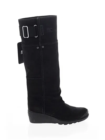 Pre-owned Sorel Boots In Black