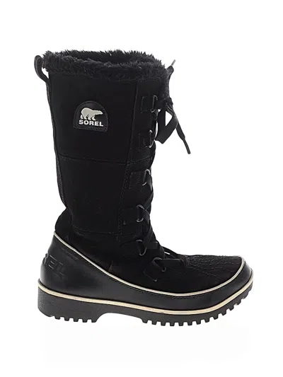 Pre-owned Sorel Boots In Black
