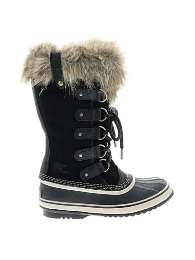 Pre-owned Sorel Boots In Black