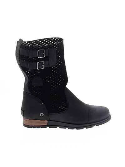 Pre-owned Sorel Boots In Black