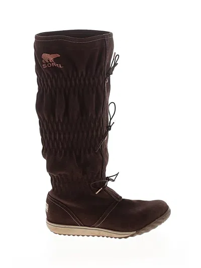 Pre-owned Sorel Boots In Brown