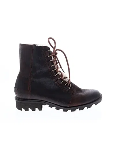 Pre-owned Sorel Boots In Brown