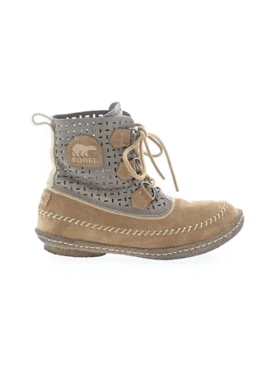 Pre-owned Sorel Boots In Brown