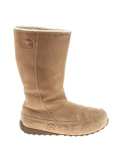 Pre-owned Sorel Boots In Brown