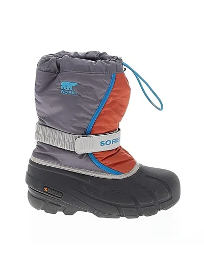 Pre-owned Sorel Kids' Boots In Gray