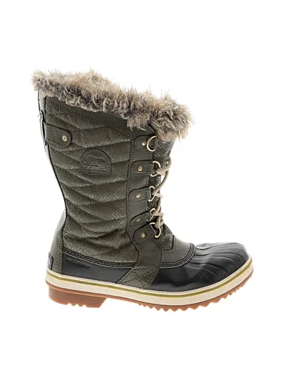 Pre-owned Sorel Boots In Green