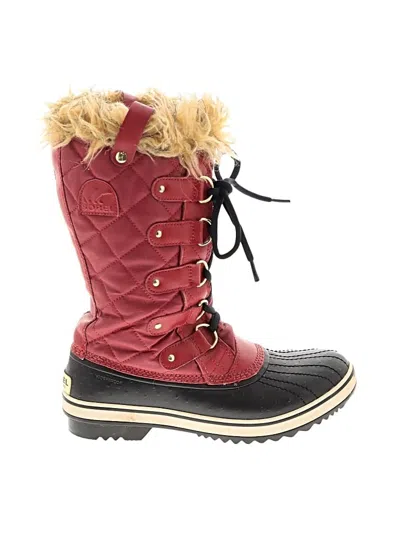 Pre-owned Sorel Boots In Red