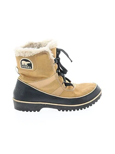 Pre-owned Sorel Boots In Tan