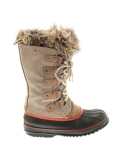 Pre-owned Sorel Boots In Tan