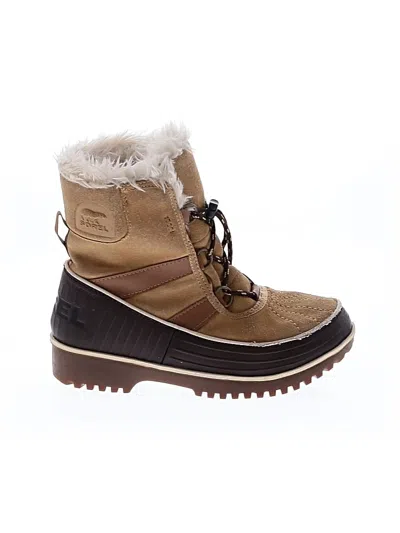 Pre-owned Sorel Kids' Boots In Tan