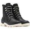 Sorel Brex 1951211-010 Women's Us 6 Black Leather Lace Up Combat Boots Eee3675