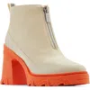 Sorel Brex™ Bold Waterproof Front Zip Bootie In Neutral