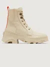 Sorel Brex Lace-up Boot In Blacked Ceramic,optimized Orange