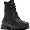 Sorel Brex™ Lace-up Waterproof Bootie In Black/jet