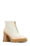 Sorel Women's Brex Heel Chelsea Boot In Natural, Pardox Pink In Chalk/peach