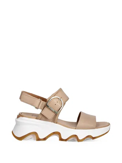 Sorel Buckle Strap Sandals In Multi