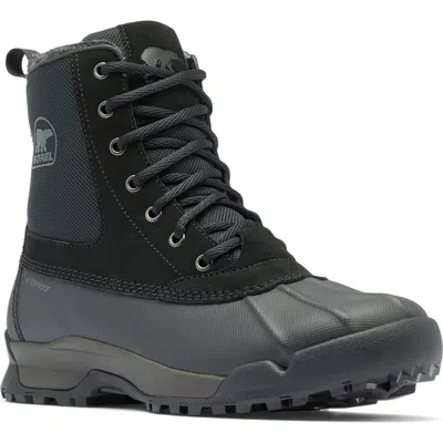 Sorel Buxton Lite Waterproof Boot In Black