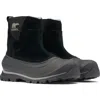 Sorel Buxton Waterproof Pull-on Snow Boot In Black/ Quarry