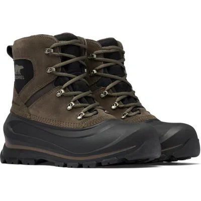 Sorel Buxton Waterproof Snow Boot In Major/ Black
