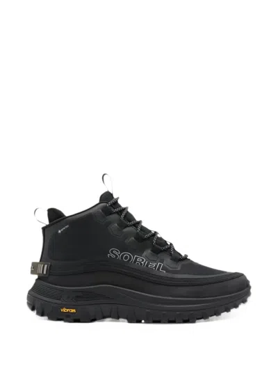 Sorel Callsign Horizon Mid Gore-tex Logo-print High-top Sneakers In Black