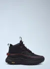Sorel Lace-up Logo Patch Sneakers In Black