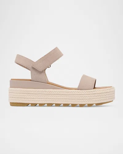 Sorel Cameron Flatform Sandal In Gold