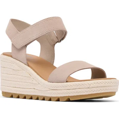 Sorel Cameron Wedge Espadrille Sandal In Neutral