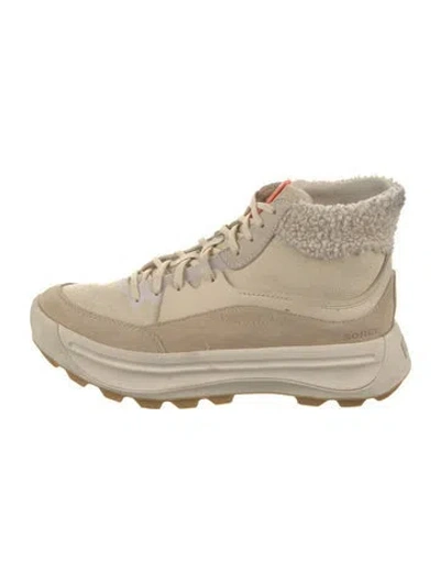 Pre-owned Sorel Canvas Sneakers In Neutral